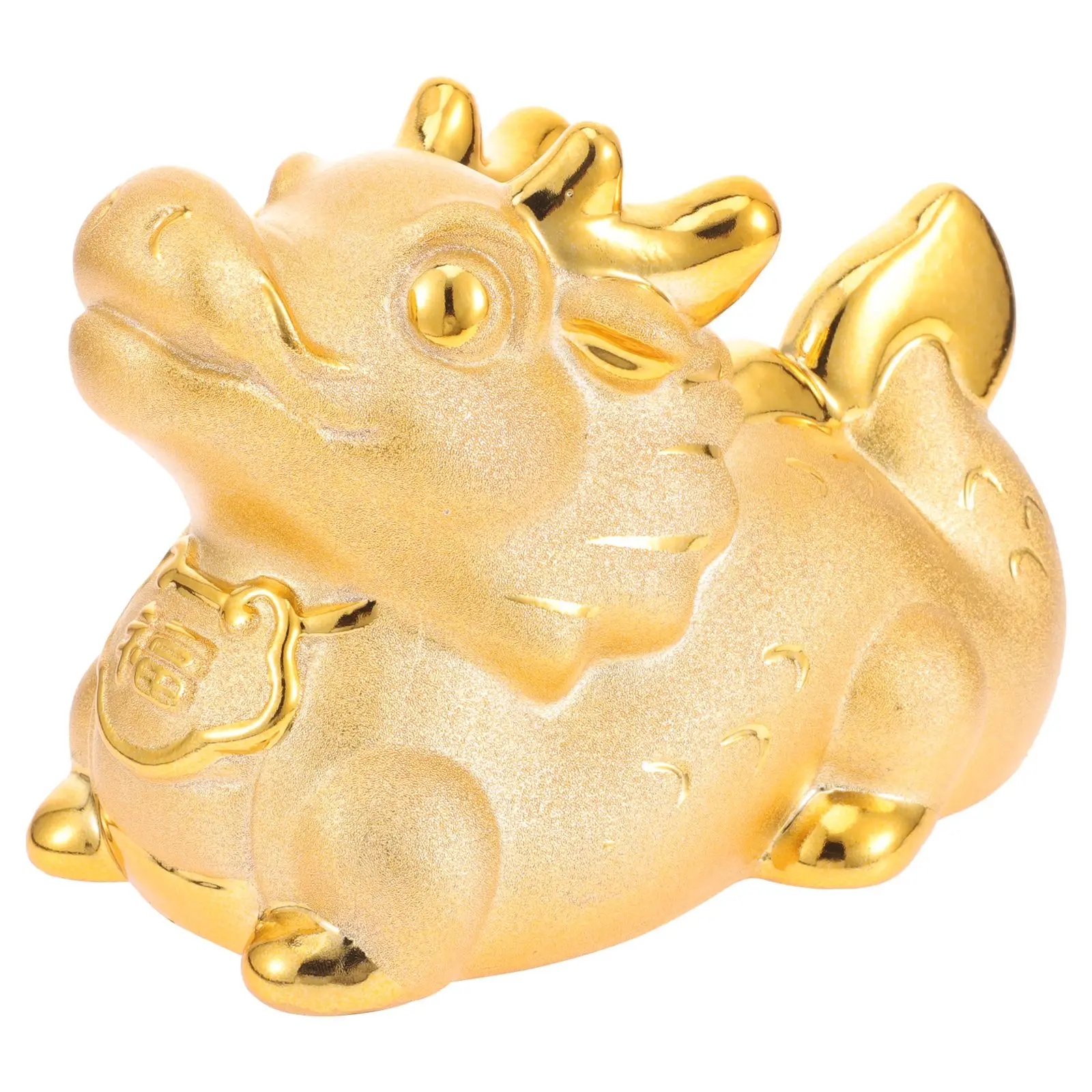 

Ceramic Piggy Bank Money Jar Year Kids Coin of Dragon Decorations Statue Saving Pot