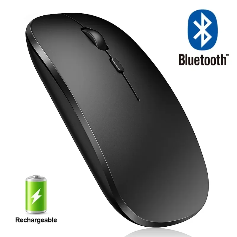 

Wireless Mouse Computer Bluetooth Mouse Silent PC Mause Rechargeable Ergonomic Mouse 2.4Ghz USB Optical Mice