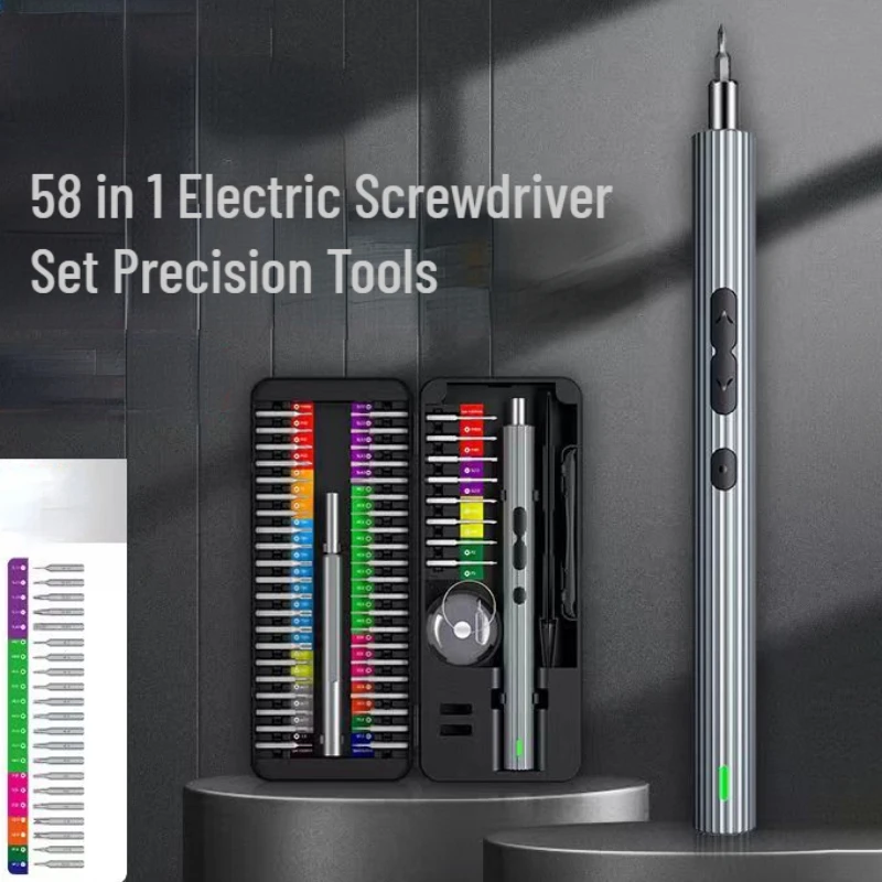 Xiaomi 58 in 1 Electric Screwdriver Set Precision Tools Rechargeable Mini Small Kit Rechargeable Screw Driver Home Repair Tools