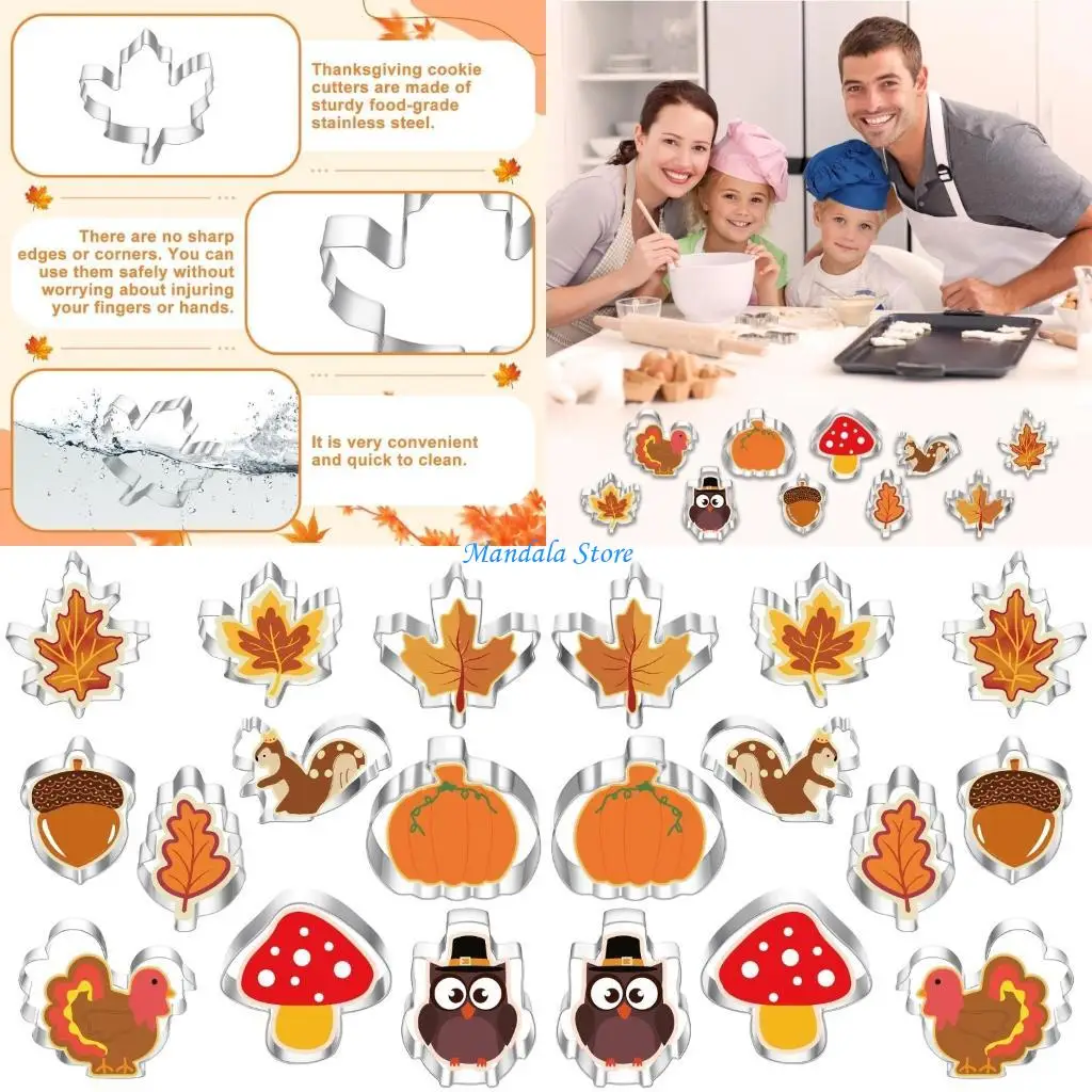 

U2JC Dishwasher Safe Cookie Cutters Stainless Steel Materials Rustproof Dessert Bakewares For Precise Cutting