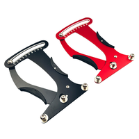 Lo-ok Bicycle Spoke Tension Meter Handheld Manual Measurement Tensiometer Bike Wheel Checker Calibration Repair Tool,Red