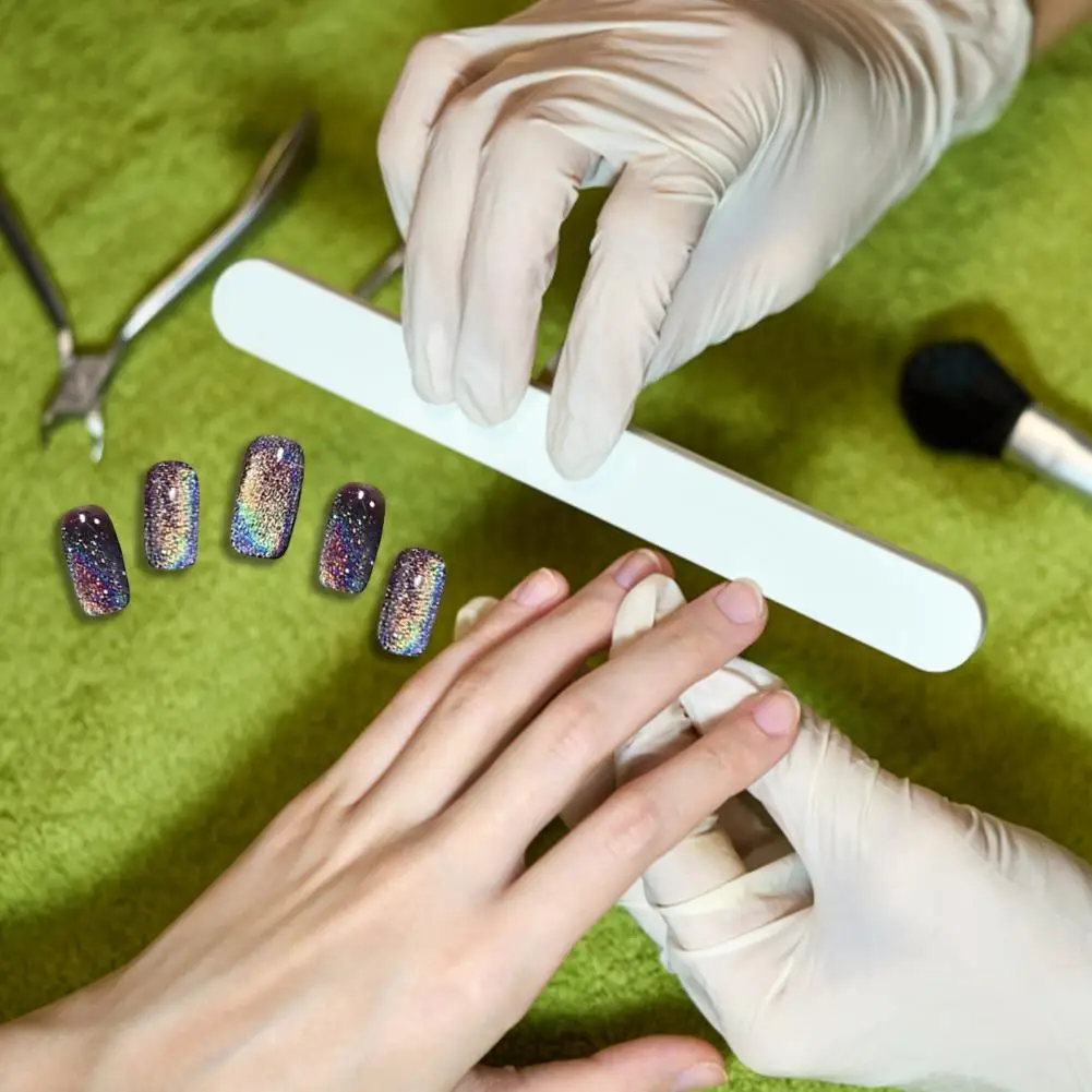 Package content: 24 pieces of nails, 1 gram of glue and 1 stick. You can choose the fake nails that suit you best.