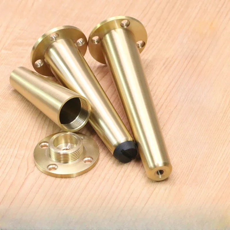 

2pcs Light LuxuryTV Cabinet Feet Brass Metal Sofa Feet Furniture Bathroom Cabinet Brass Support Legs Metal Heightened Feet