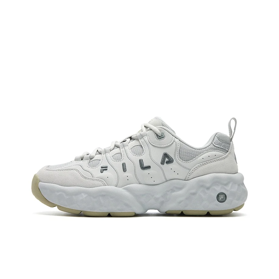 FILA MUFFIN Cushioning Abrasion Resistant Breathable Lightweight Low top Casual Shoes Men's Gray F12M541145FGA