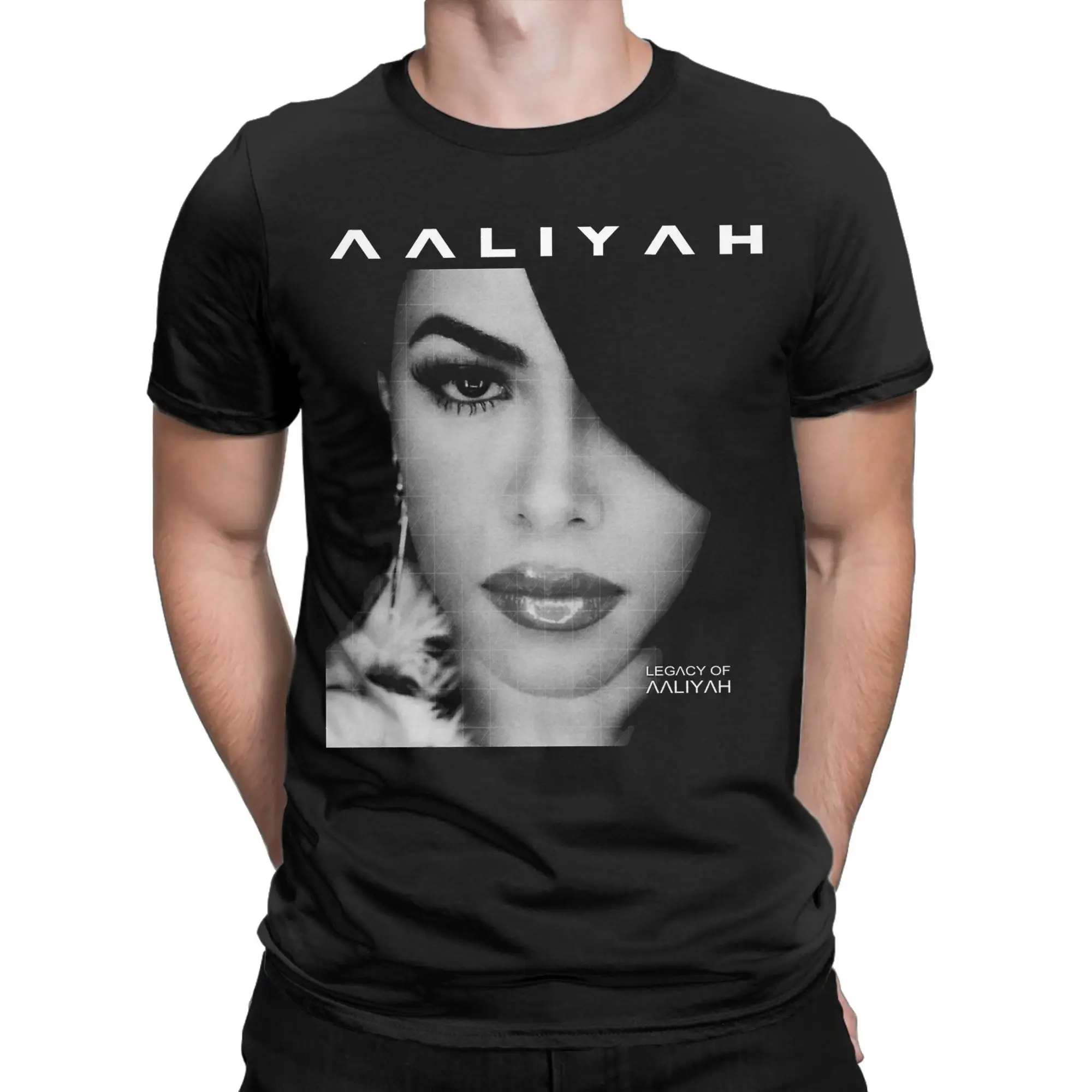 Aaliyahs 2000S T Shirts Men Cotton Novelty T-Shirts Round Collar  Tees Short Sleeve Clothes Party