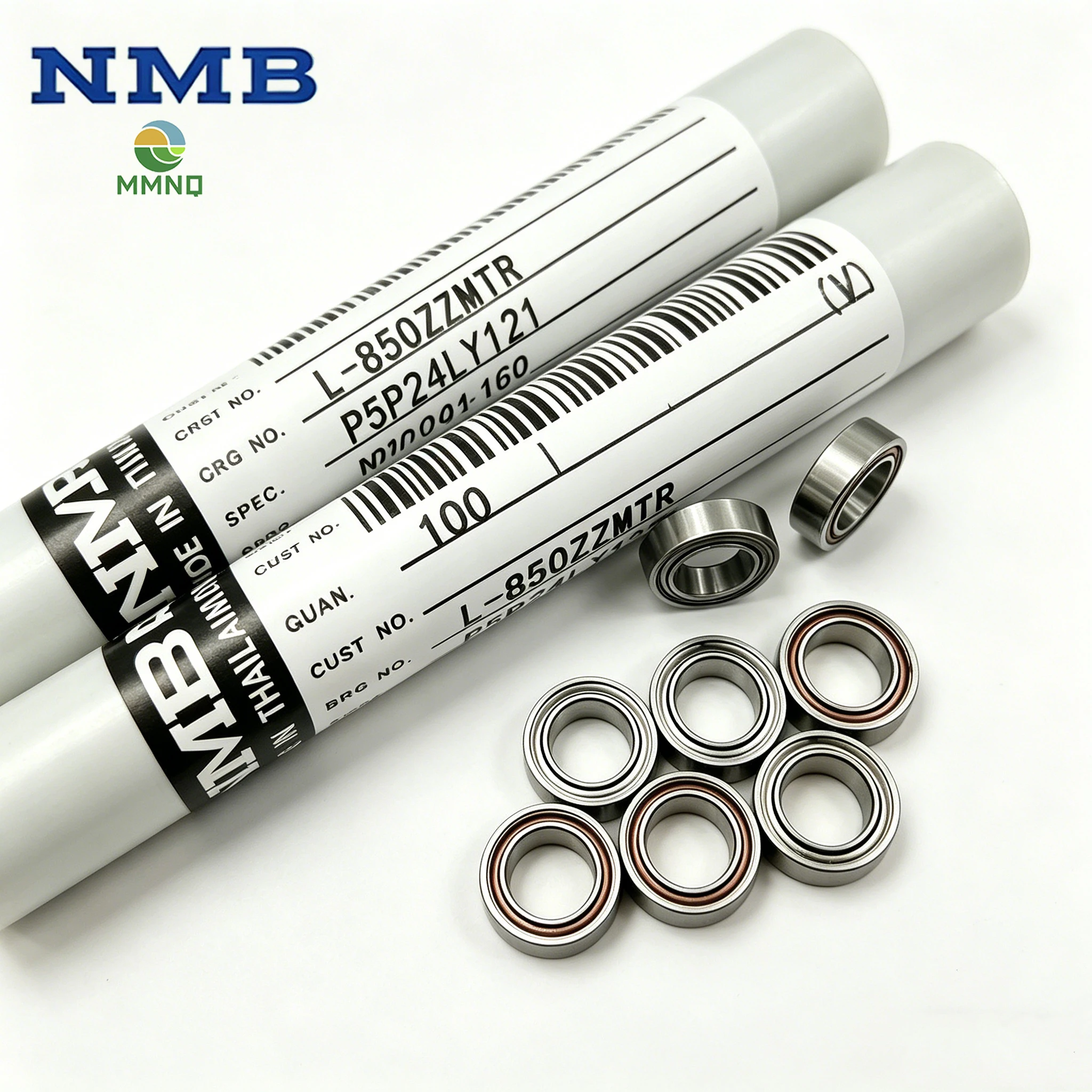 20pcs/50pcs/100pcs 5x8x2.5mm Miniature Deep Groove Ball Bearing Original NMB L-850ZZ MR85ZZ Precision Sealed Rolling Bearing