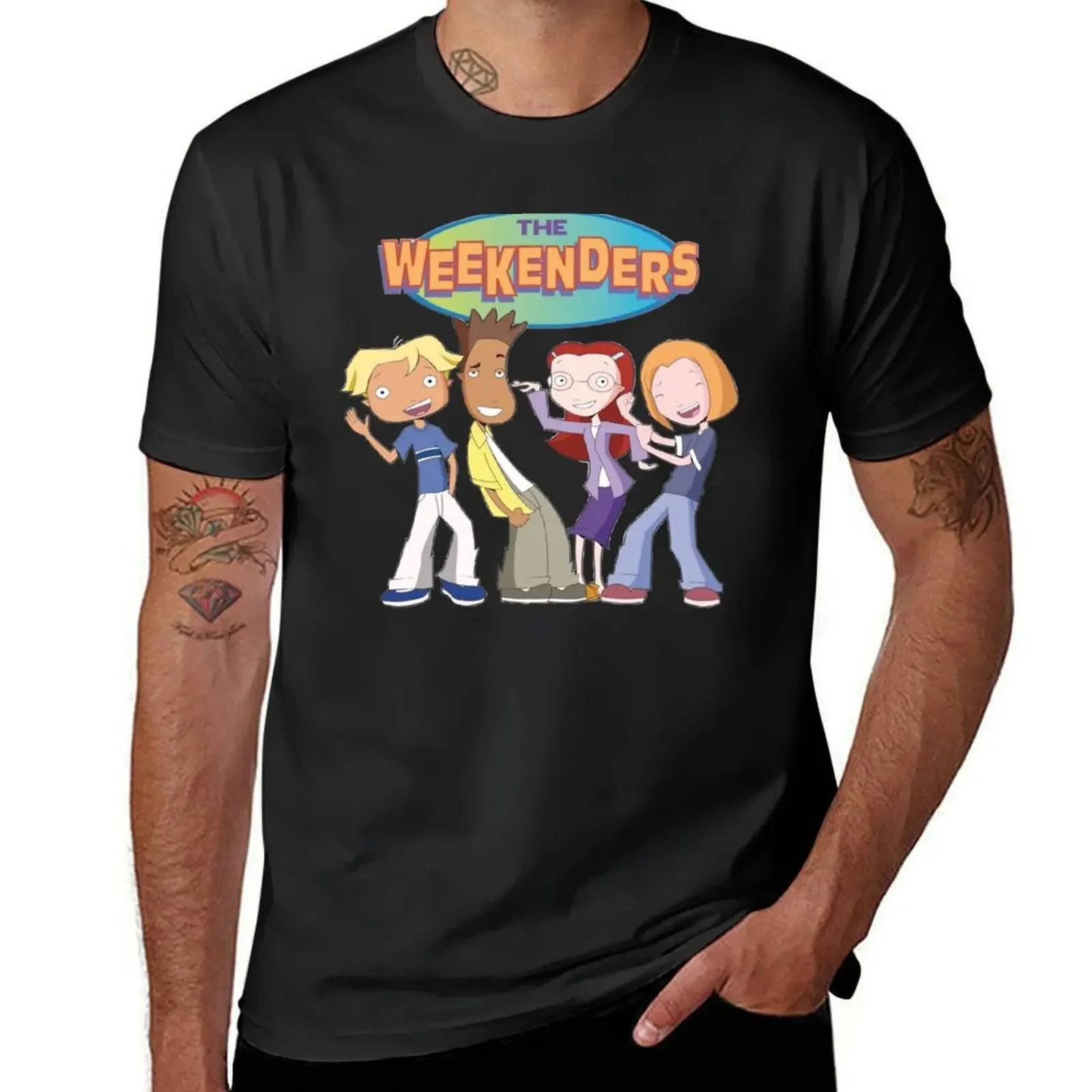 

The Weekenders T-Shirt Customs Hippie Clothes Plain Black T Shirts Men Mens Clothing
