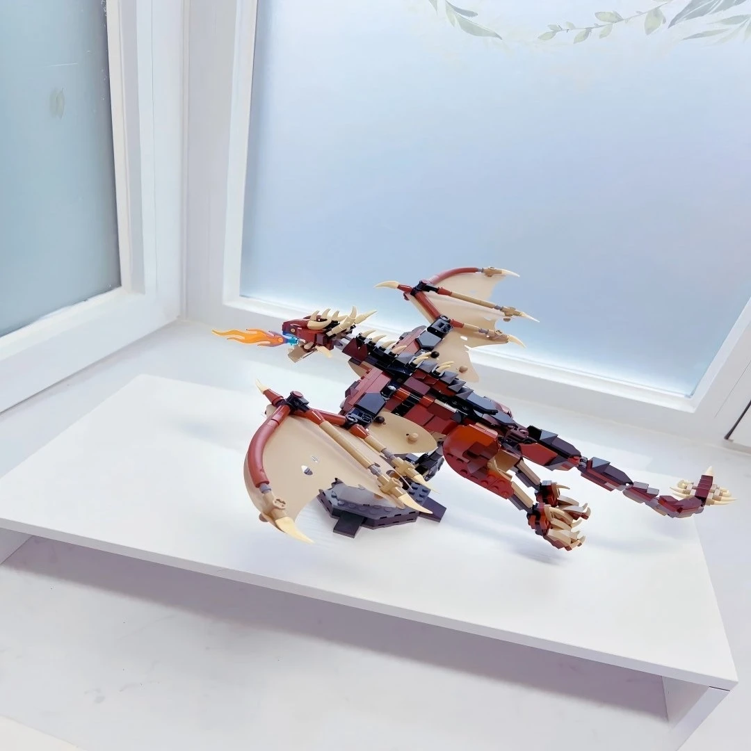 伝説の危険な飛龍76406 組み立てブロックセット クリスマスギフトに最適 レゴ互換パーツ、671ピース