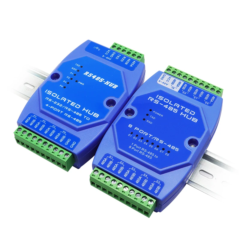 Imagem -04 - Hub Anti-interferência de Portas Rs485 Isolamento Fotoelétrico Rs485 Anti-surto