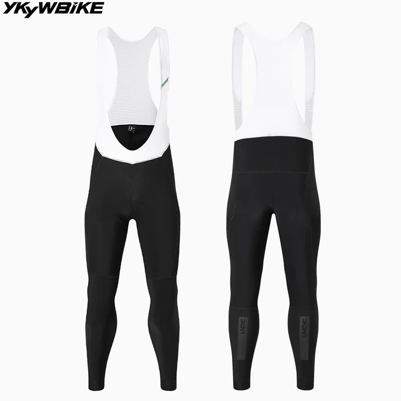 

YKYWBIKE 2025 Women Winter Cycling Bib Tights Bicycle Bibs Long Pants 2 Pockets Thermal Warmth Fleece Road Bike Clothing
