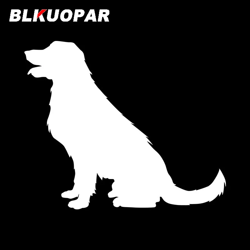 Blkuopar cão silhueta adesivos de carro vinil criativo decalque oclusão zero geladeira à prova dwaterproof água ar condicionado bens do carro