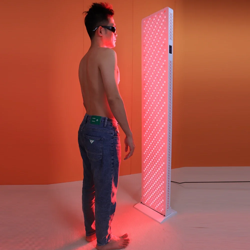 IDEA Touch Screen 600Pcs Led Full Body 660nm 850nm Led Red Light Infrared Red Light Therapy Device