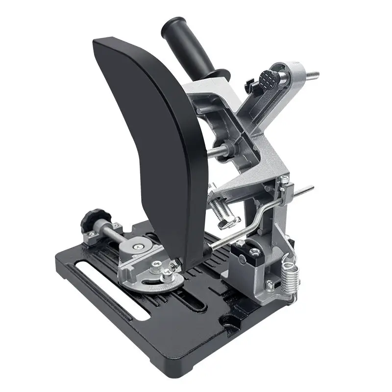 حامل طاحونة زاوية احترافي عالي التحمل، مشبك قابل للتعديل، قطع ثابت وآمن للاستخدام الصناعي في ورشة عمل الخشب المعدني