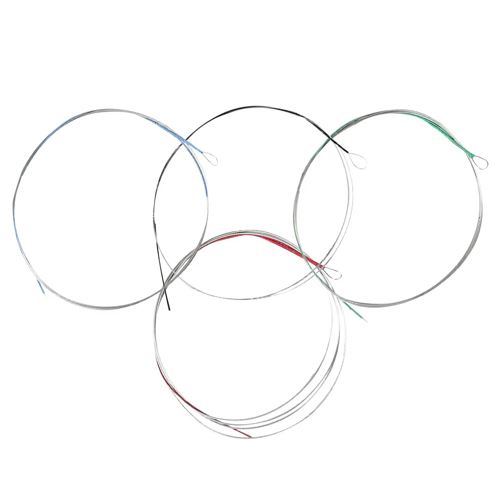 

4Pcs Pipa Strings Steel Wire Replacement Set Versatile Practice Strings Comfortable Playing Musical Instrument Accessories