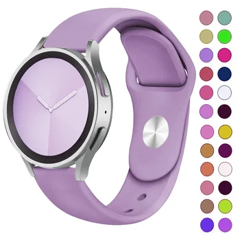 실리콘 스트랩, 삼성 갤럭시 워치 6, 5/5 프로, 4, 클래식, 액티브 2, 기어 S3, 20mm, 22mm, 스포츠 팔찌, 화웨이 GT 2, e, 3/4 프로 밴드