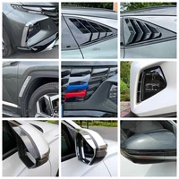 Persianas de ventana lateral trasera para coche, accesorios ABS, luz antiniebla delantera ciega, cubierta de cejas, embellecedor para Hyundai Tucson NX4 2021 2022