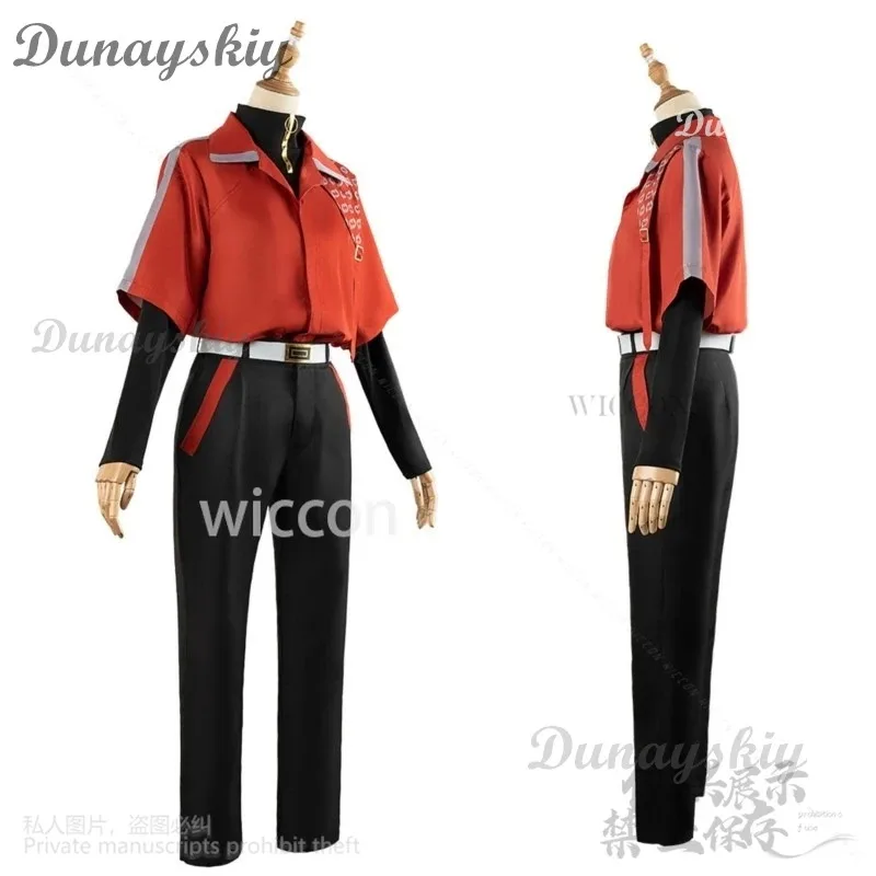25COSJuego de anime 18trip Nishizono Renga Cosplay disfraz Top pantalones uniforme R1ze pelucas para hombre mujer Halloween Navidad Cos personalizado