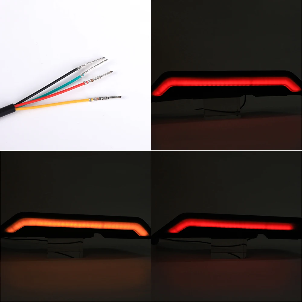 Loyo Led Rear Spoiler Wing Led Lighting Rear Spoiler Break Light Car Rear Diffuser Spoiler Led Brake Lights For Jeep Jk Jl