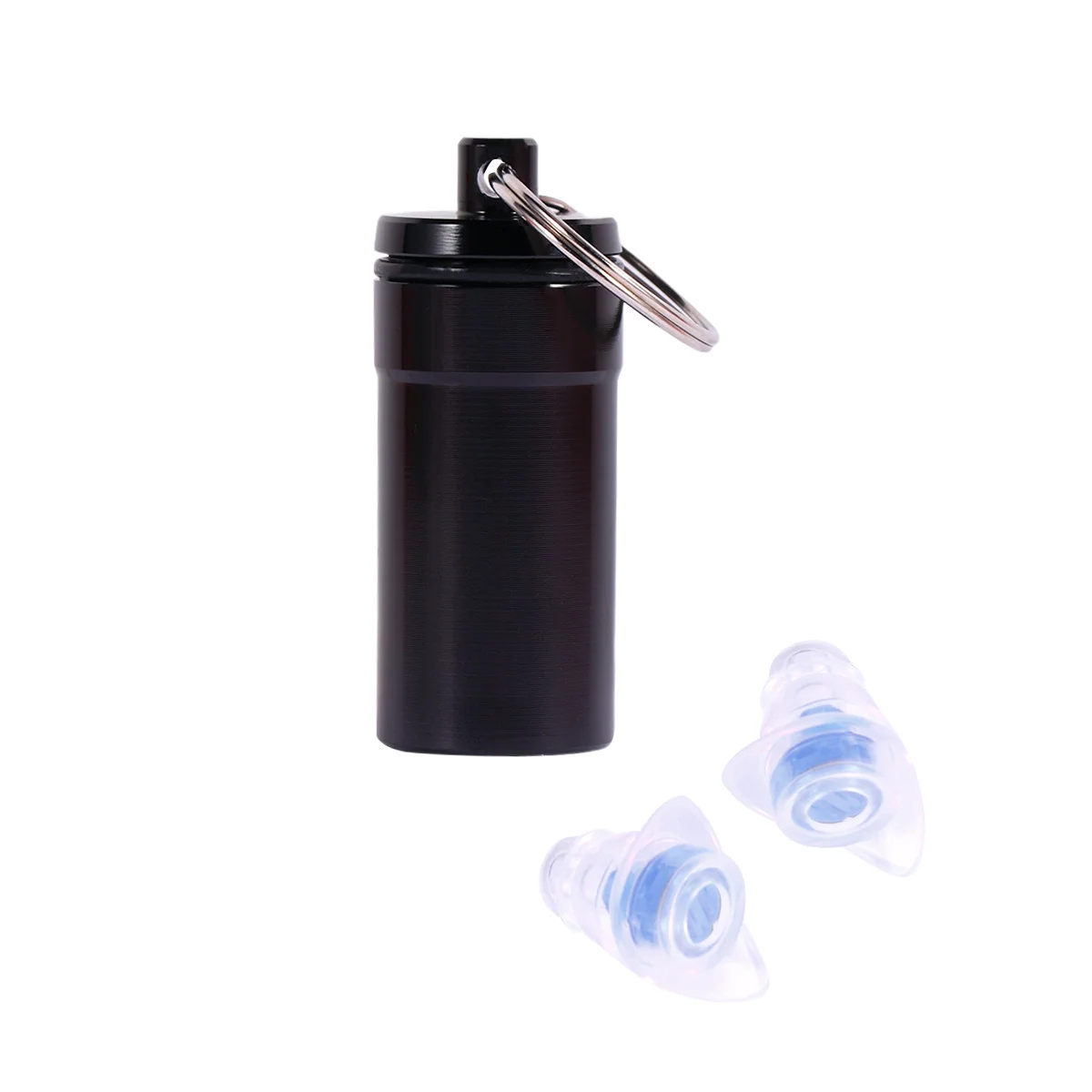 1pc 1 Paar Blau Silikon Musik Ohrstöpsel Wiederverwendbare Wasserdichte Noise Reduction Filter Für Konzerte Dj Trommeln Schießen Hören