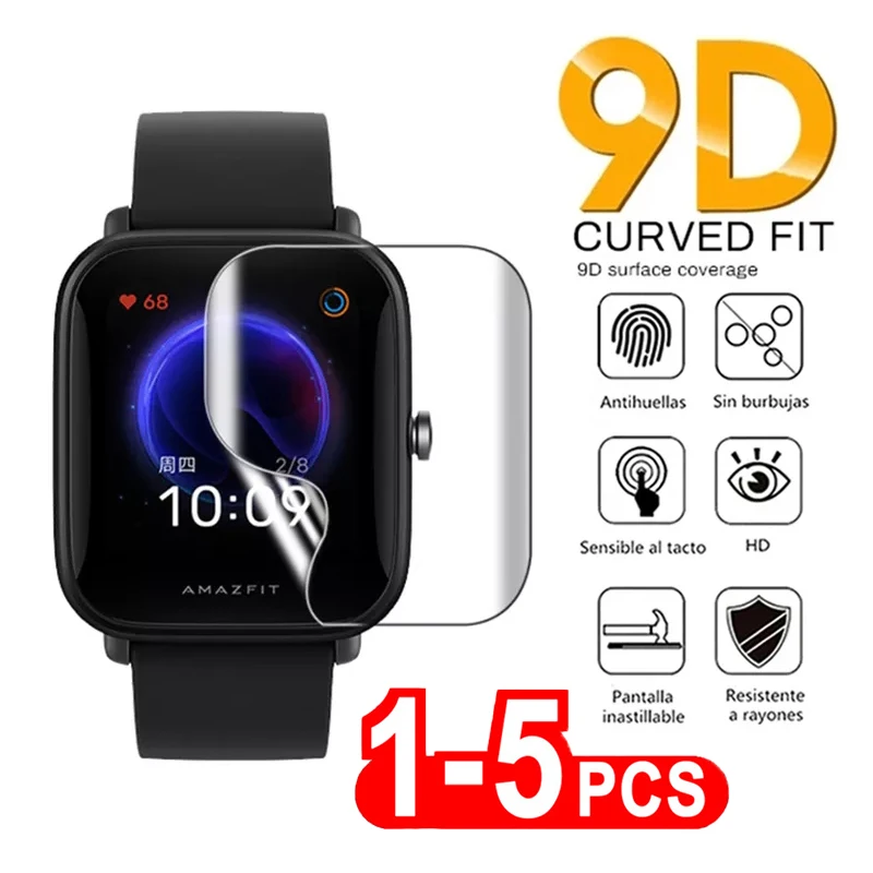 PET Hydrogel Screen Protector Film For Xiaomi HuaMi Amazfit BiP S U Pro For Amazfit Stratos 2 3 For Amazfit GTS 2 2E Accessories