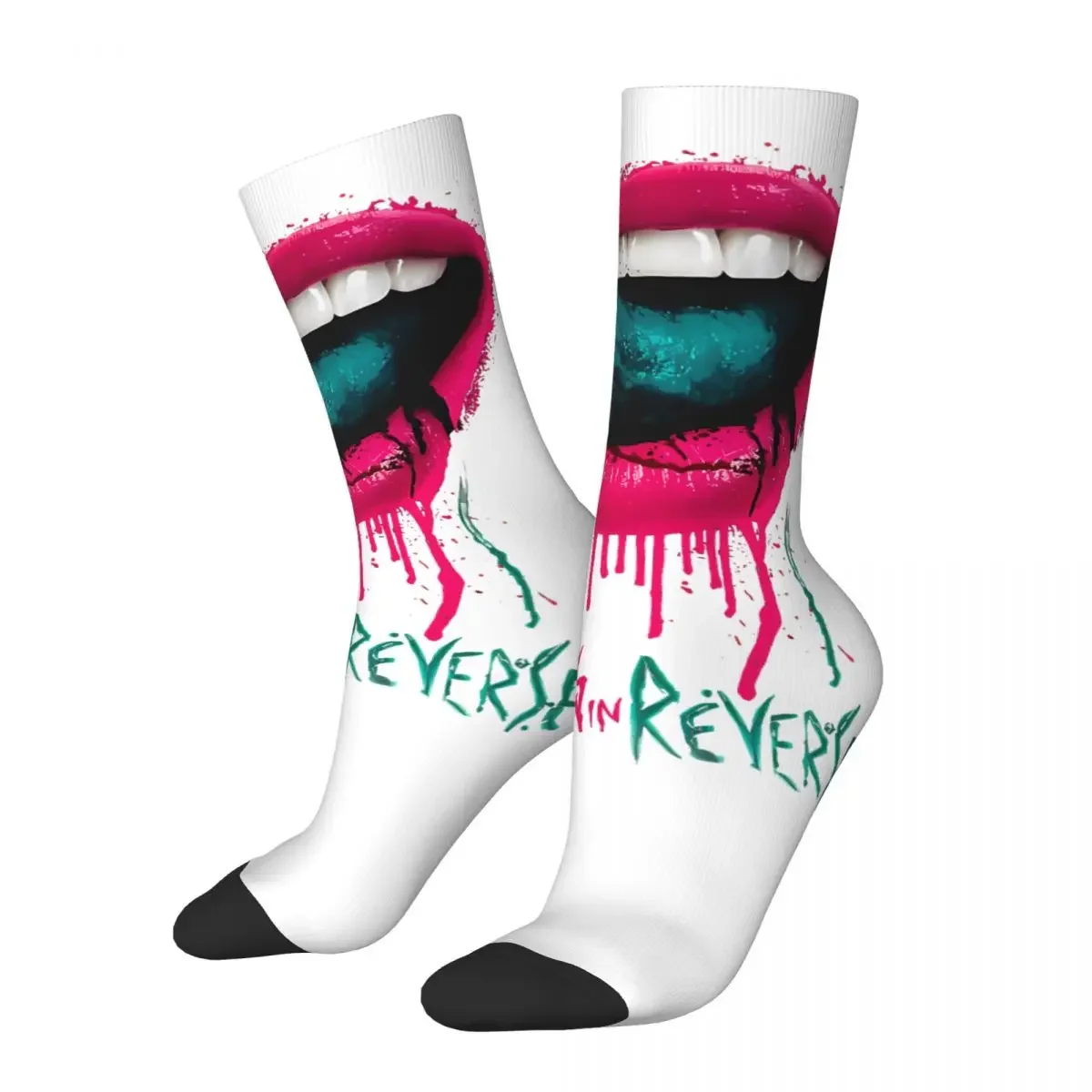 Hip Hop Retro Falling In Reverse For Fans Crazy Men's compression Socks Unisex Falling In Reverse Street Style Sock Boys Gift