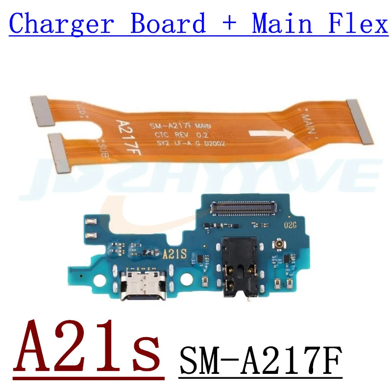 Szybka ładowarka USB do Samsung Galaxy A21 A21S A31 A41 A51 A71 5G główna płyta główna Flex Cable