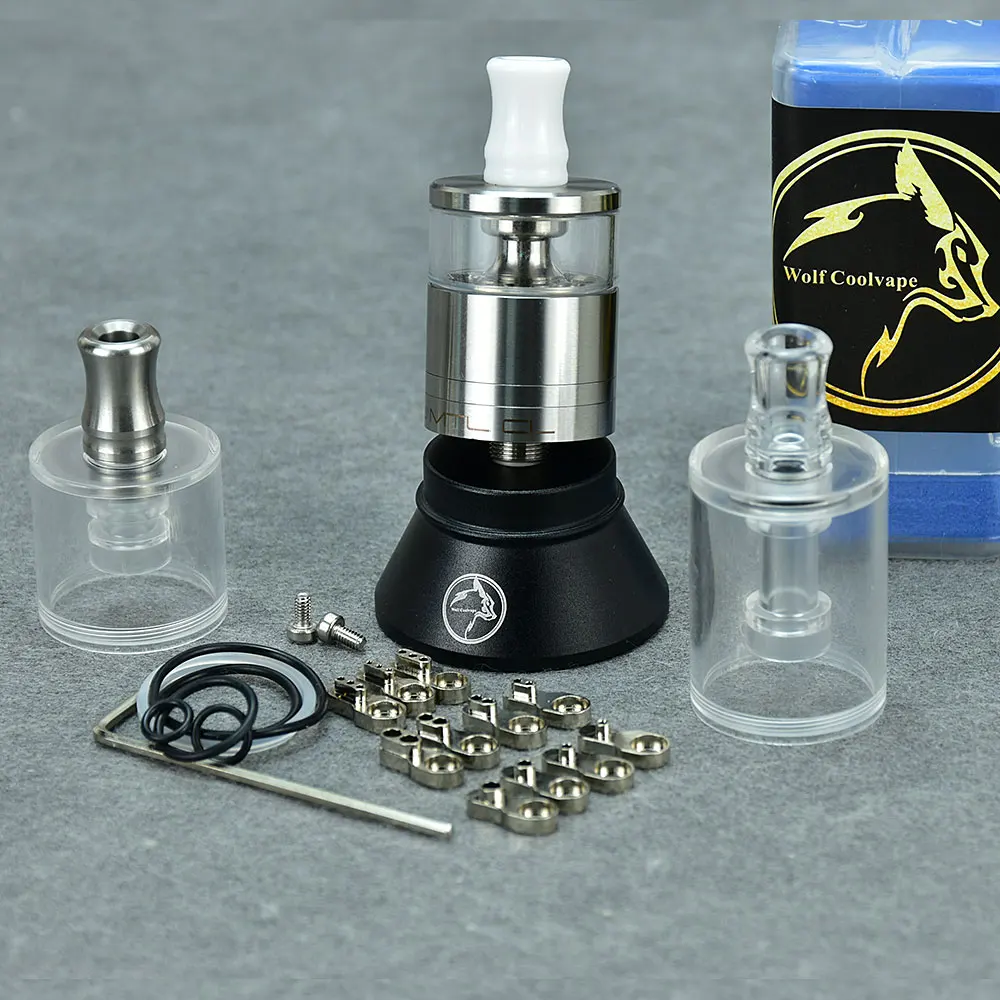 Wolfcoolvape Dvarw MTL CL rta bellcap 22mm zbiornik vape mtl 316ss vape pojedyncze cewki AFC