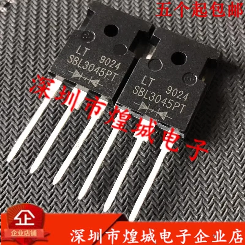 

5 шт., SBL3045PT TO-247, 45 в, 30 А, новая модель, можно купить напрямую в Shenzhen Huangcheng Electronics