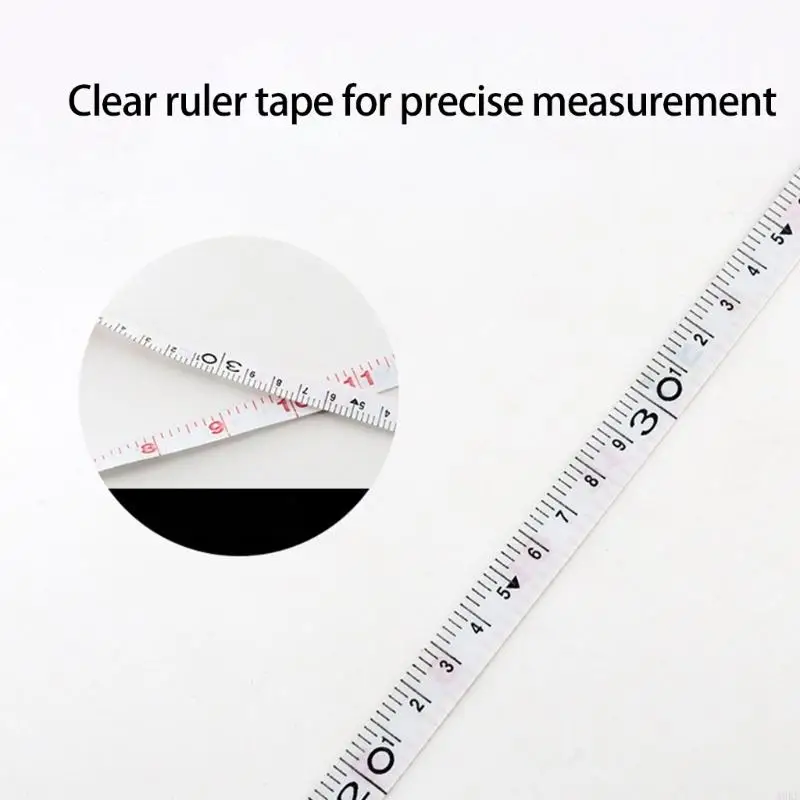 A0KE Waterproof Tape Measure For Construction Gardening Open Reel Tape Measure Ruler