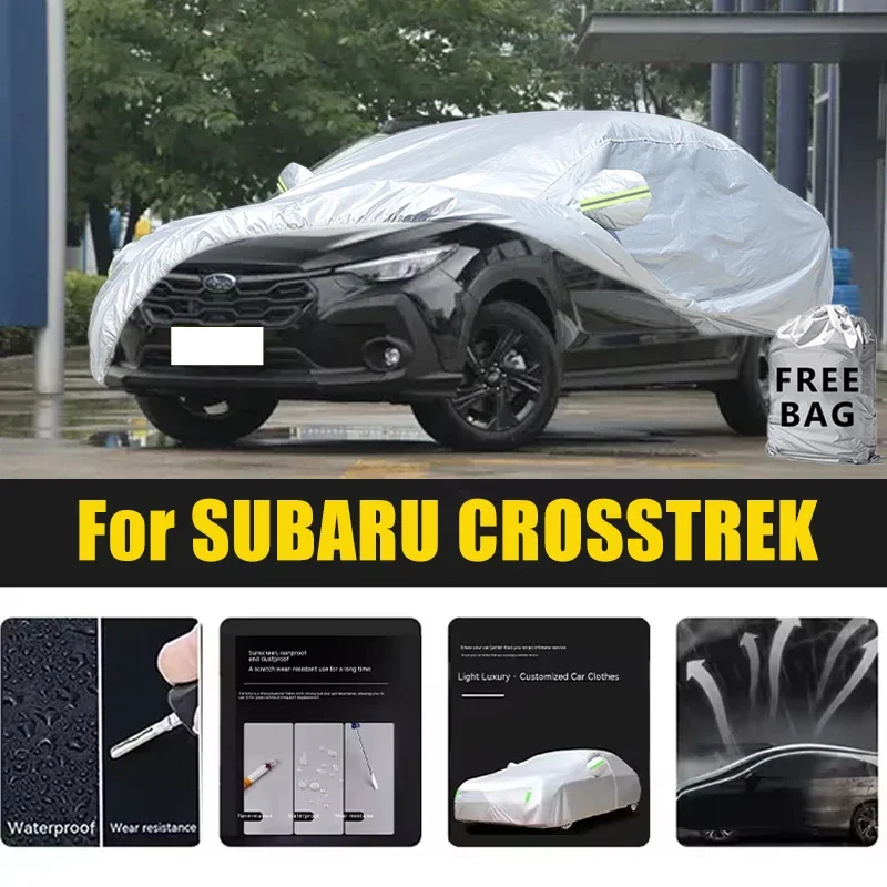 

For SUBARU CROSSTREK Car Cover Outdoor Protection Covers Snow Sunshade Waterproof Dustproof Exterior UV Car Accessories