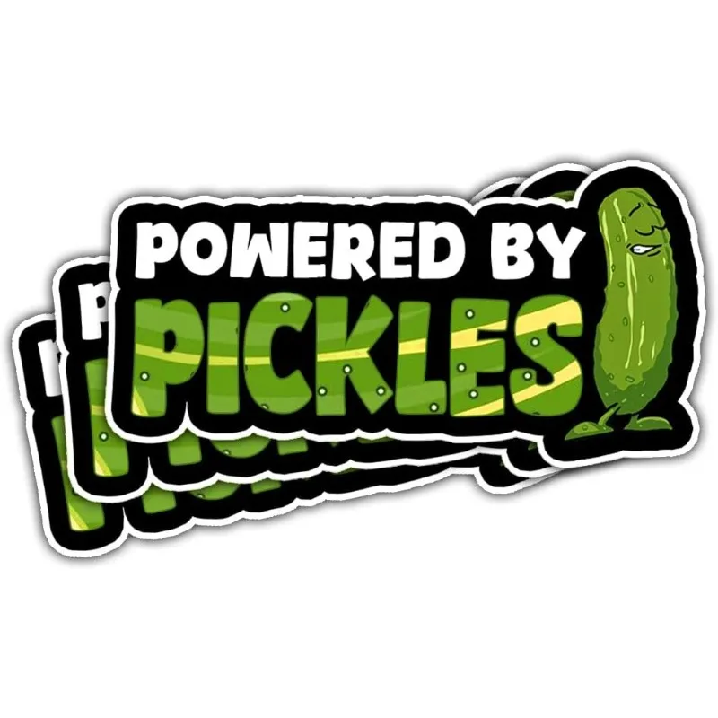 

Wall sticker, pickled cucumber sticker for laptops, bottles, cell phones and motorcycle helmets,ed, back panel can be torn
