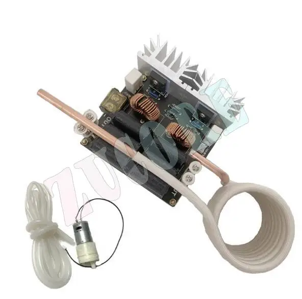 1200 واط 20A ZVS عالية التردد آلة التسخين بالحث 18-50 فولت عالية التردد التبريد فرن التردد المتوسط