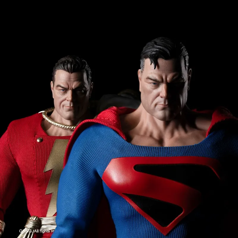 1/12 Action figure Gong Dc kingdom coming Superman Shazam superhero Cloth Movable Figure model toy gifts