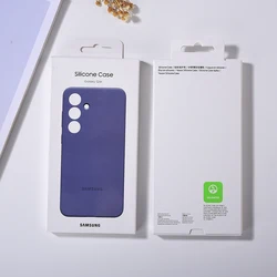 Original Liquid Silicone Phone Case For Samsung S24 Ultra 5G Soft Touch Full Protective Cover For Galaxy S24Plus S24+ S24 Funda
