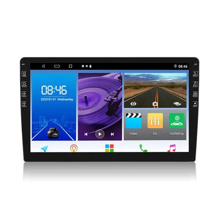 9 Inch auto electronics  car mp4 universal dual din dvd radio player