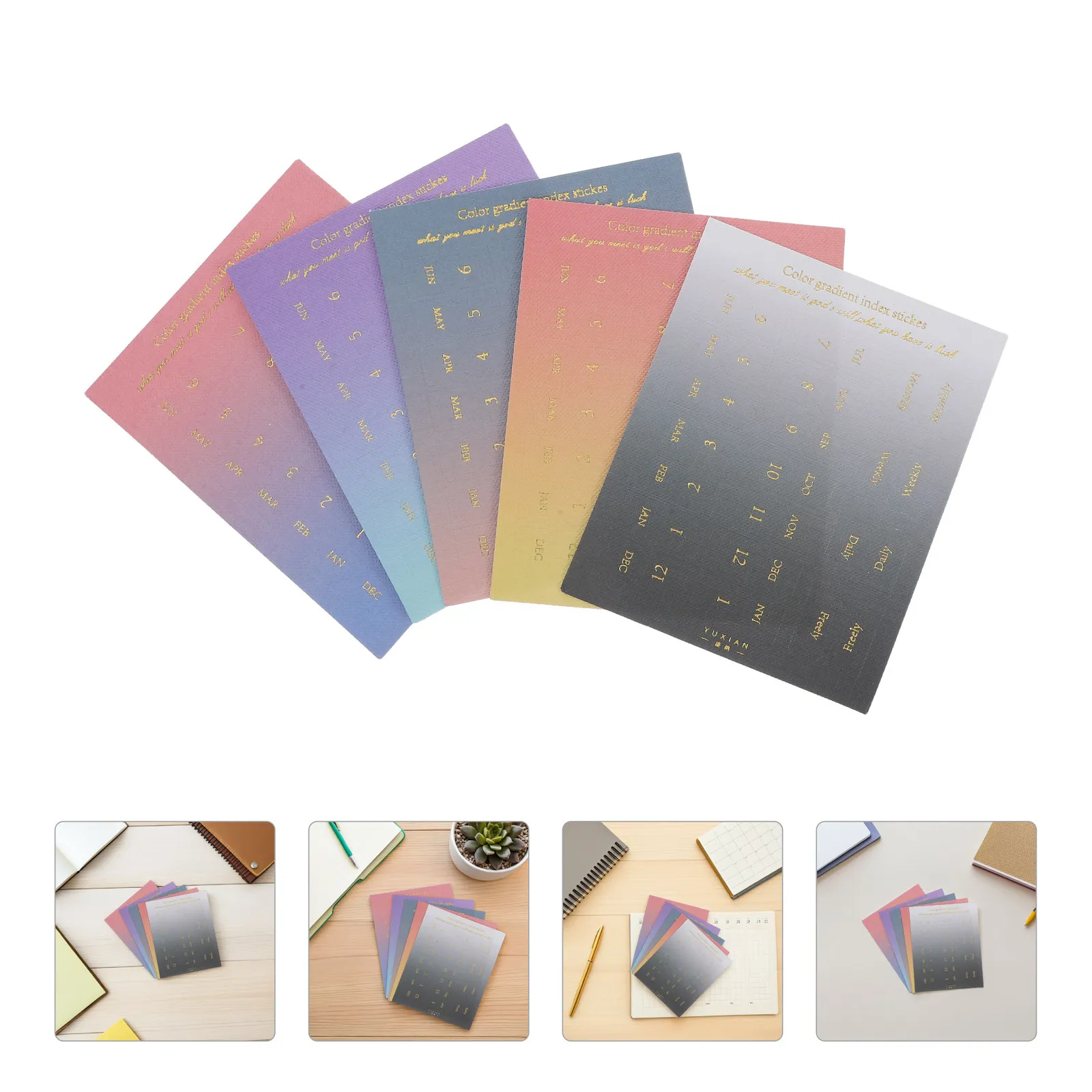 

12 Months Monthly Planning Label Stickers for Journal Calendar Organization Decorative Tracking Sheets Planner Stationery