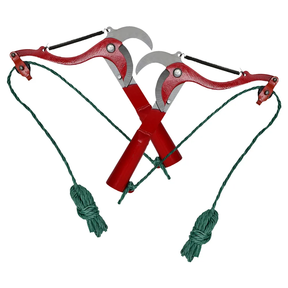 

2pcs Garden Shears High Branch Pruner Fine Tooth Scissors Heavy Duty Outdoor Plant Trimming Gardening Tools