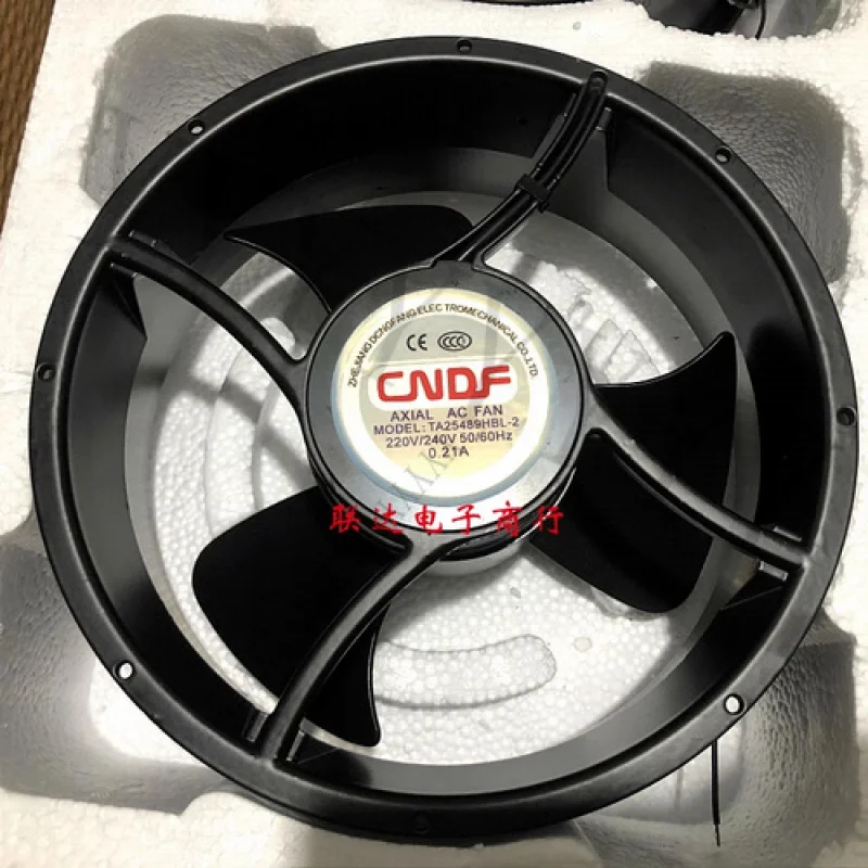 

Y+CNDF TA25489HBL-2 220-240V 0.21A 254*89 25.4CM Cooling Fan
