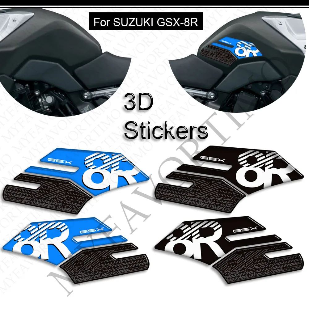 Tank Pad Side Grips Gas Fuel Oil Kit Knee Fairing Fender Stickers Protector Motorcycle For Suzuki  GSX-8R GSX 8R GSX8R 2024 2025