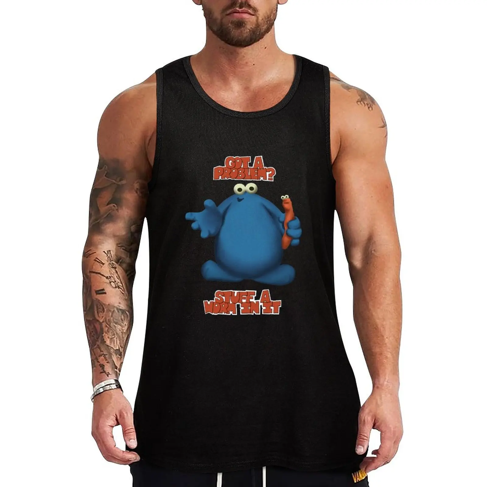 

Stuff a worm in it Tank Top Men's tops Men's vest