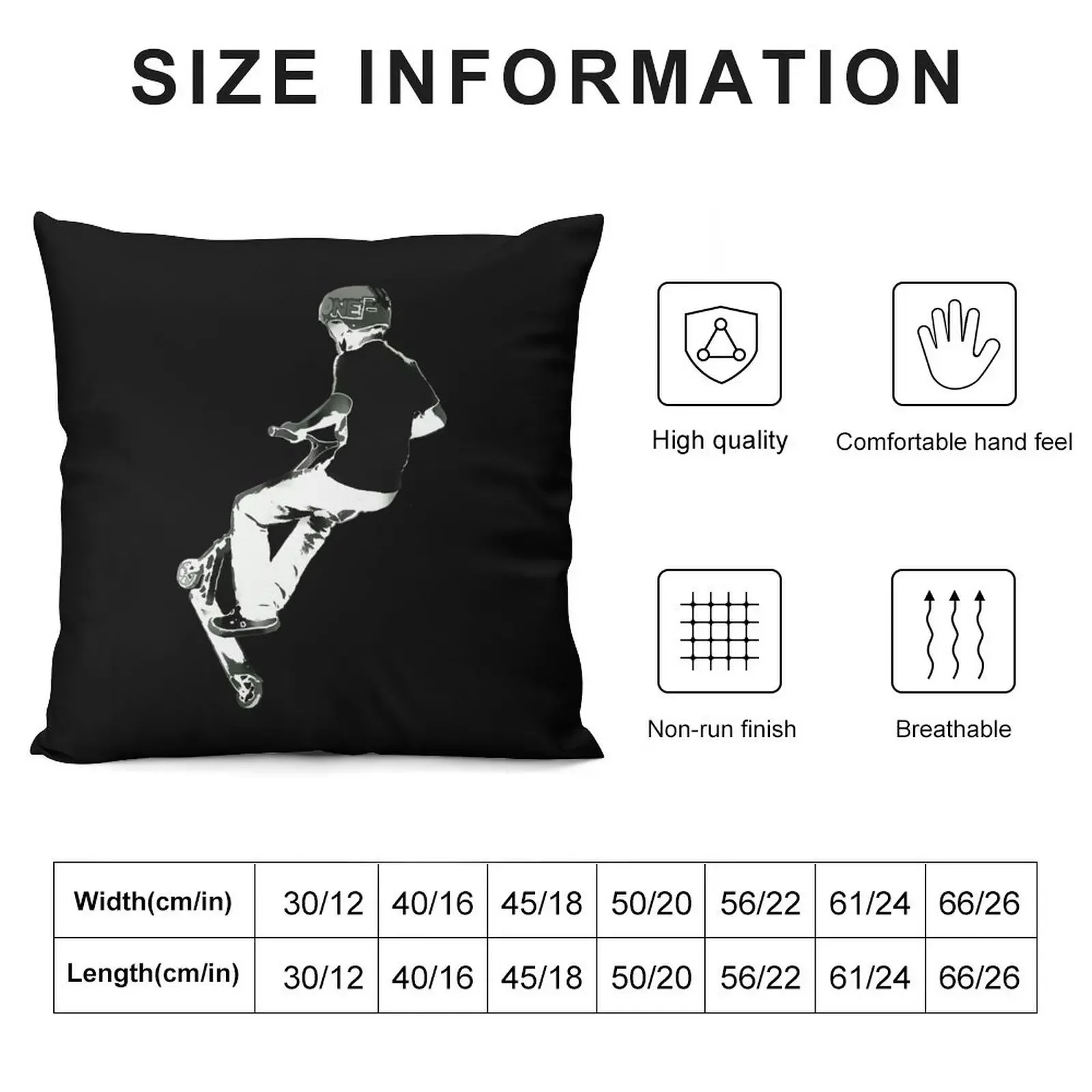 Got Some Air! - Stunt Scooter Trick Throw Pillow Cushion Child Pillowcases Cushion Covers Sofa pillow