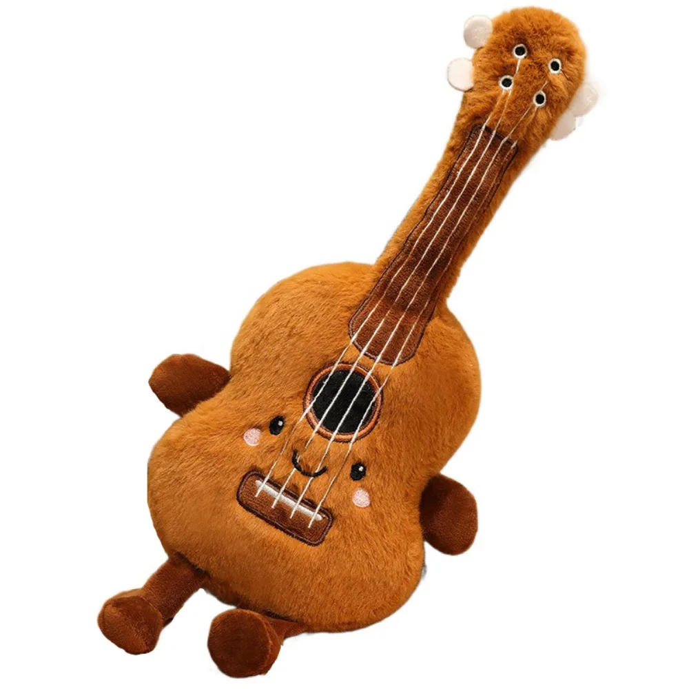 

Sleeping Appease Simulation Musical Instrument Soft Fluffy Piano Ins Cartoon Guitar Drum Gifts