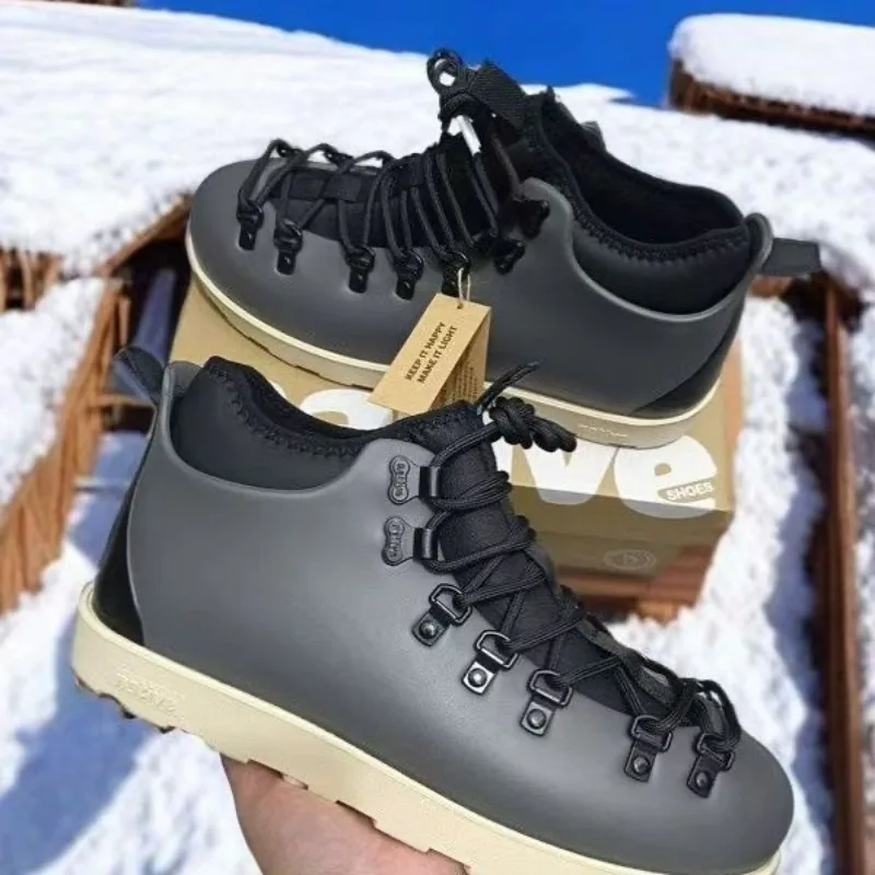 2026 Winter Warm Hiking Shoes For Men Women Designer Trekking Boots Unisex Plus Velvet Hiking Shoes Couples Outdoor Boots