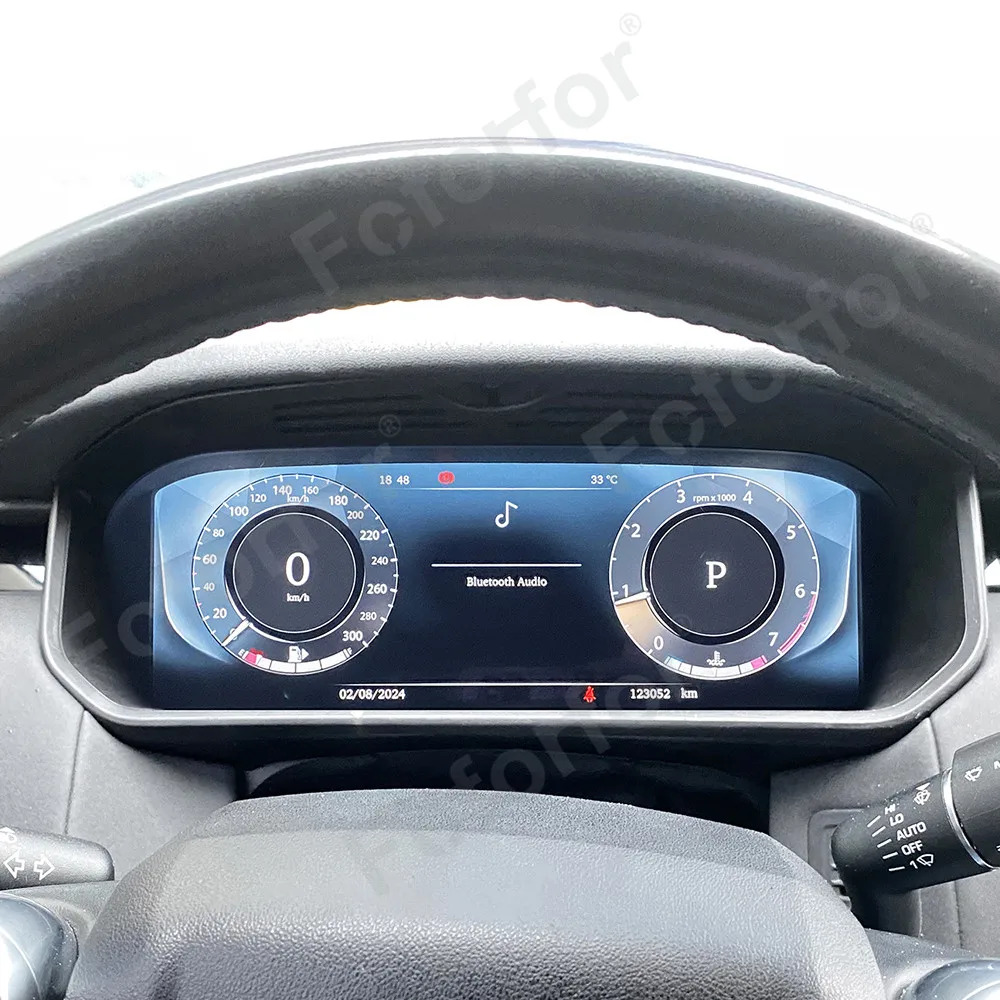 

12.3 Inch LCD Dashboard Panel Virtual Cockpit Speedometer For Land Rover Discovery 5 2017-2021 New instrument Cluster Screen