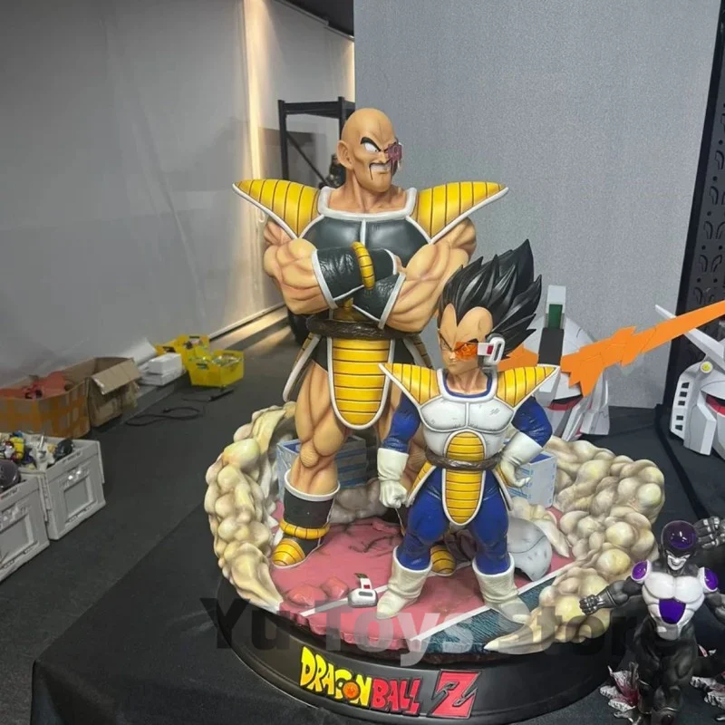 Figura de acción de Dragon Ball Vegeta Nappa, figura de traje espacial de pie, estatua de Pvc, modelo de adornos de escritorio, regalo de cumpleaños, 35cm, nuevo