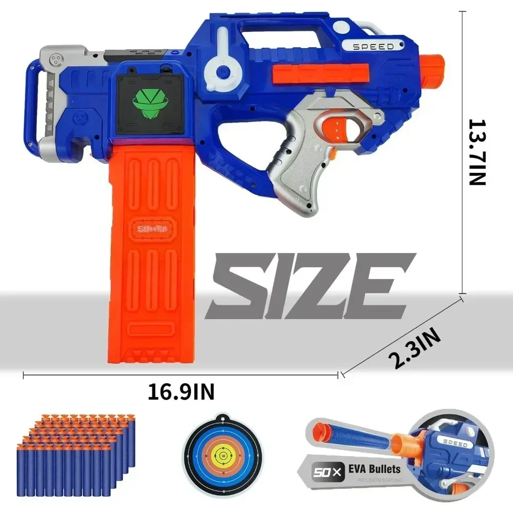 Nowy elektryczny pistolet snajperski do pocisków Nerf Pistolet zabawkowy EVA Dart Blaster Zabawka Karabin Pistolet Dzieci Prezent Airsoft Bullets