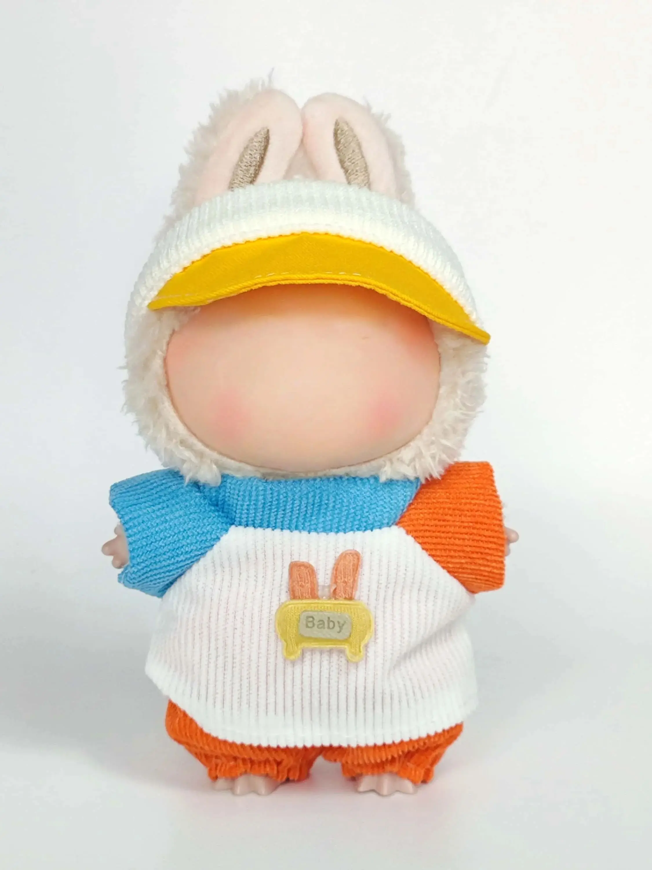 Mini Plush Doll'S Clothes Outfit Accessories For Korea Kpop Exo 15-17cm Labubu Idol V1 V2 sports and leisure suit Clothing Gift image 6