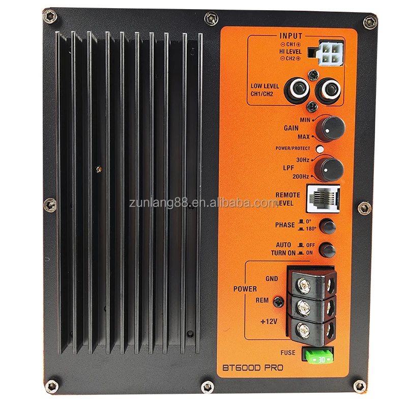 8 Zoll DVC SPL Auto-Sub-Woofers 300 W RMS Active Sound Aluminiumgehäuse Deep Bass Auto Active Sound Autolautsprecher Subwoofer