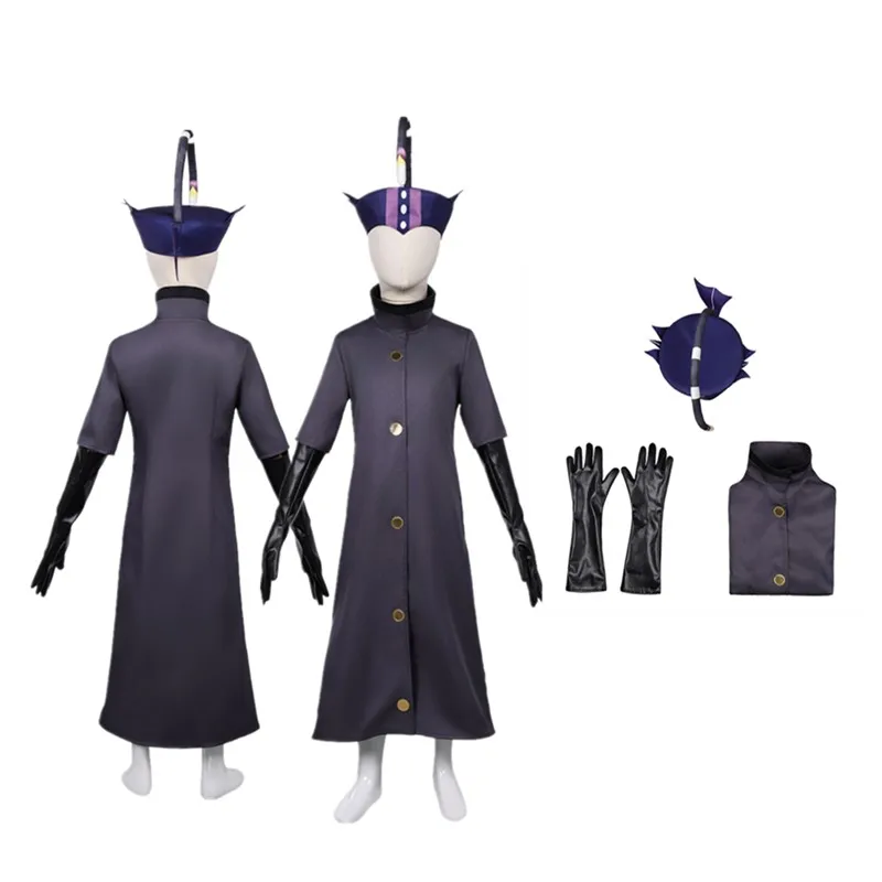 

Kids Baxter Cosplay Costume Cartoon Hotel Disguise 2025 Fantasia Boys Coat Gloves Hat Outfits Halloween Carnival Party Suit