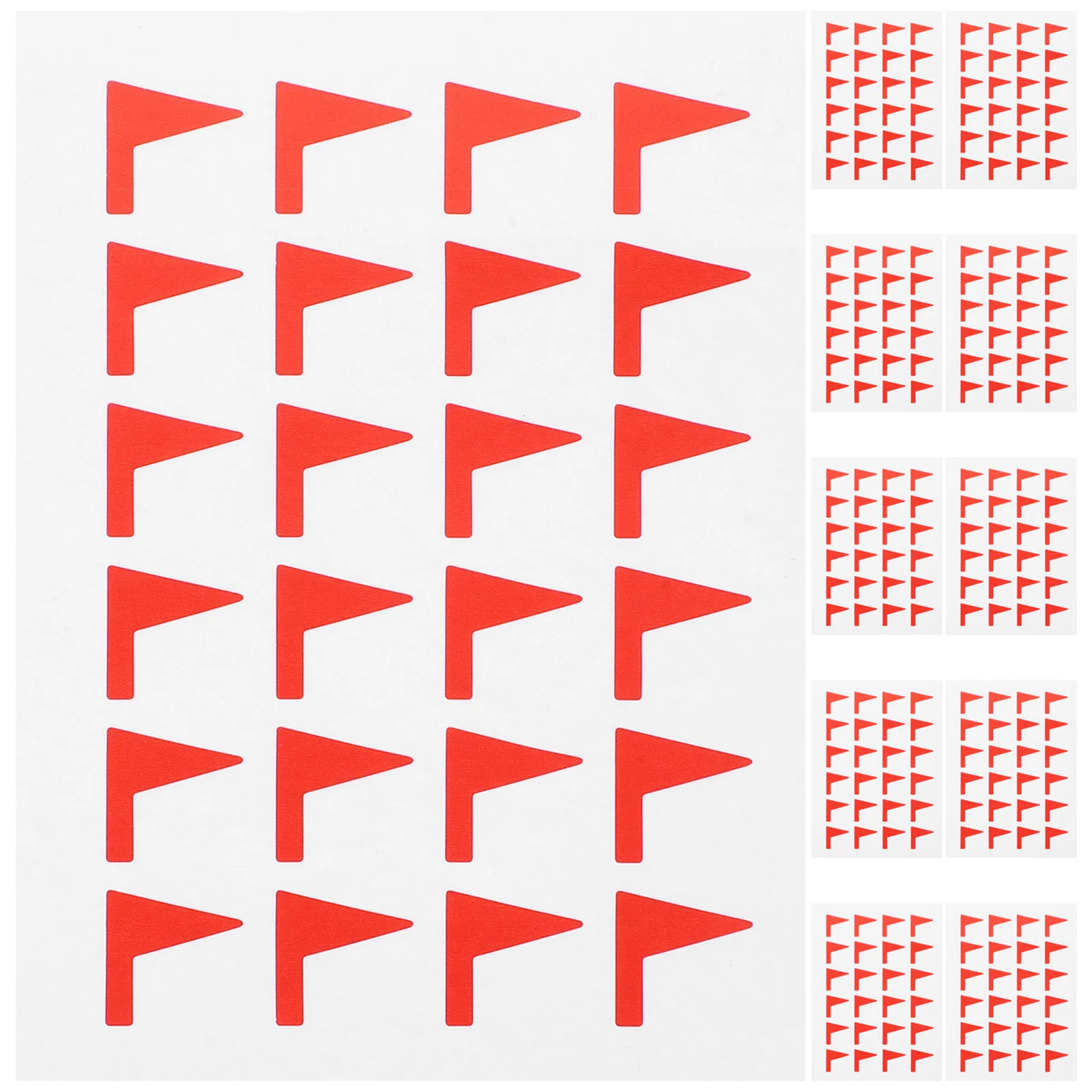 288Pcs Red Flag Classification Label Marking Sticker Self-Adhesive Decorative Label Stickers for Note Marking Labeling
